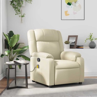 Reclining massage chair,...