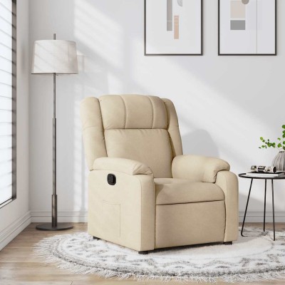 Reclining chair, cream...