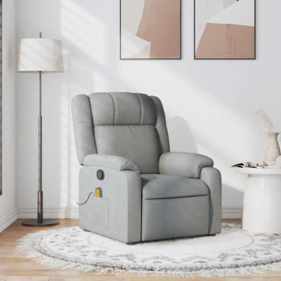 Reclining massage chair,...