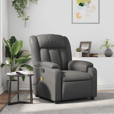 Reclining massage chair,...