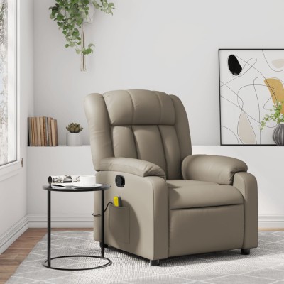 Reclining massage chair,...