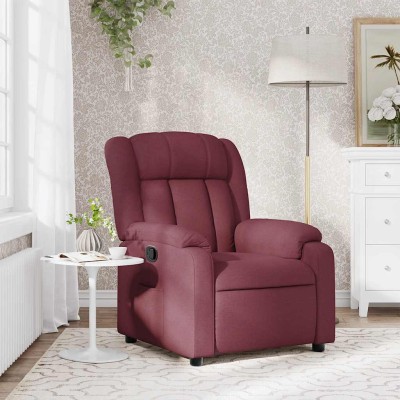 Reclining chair, red wine...