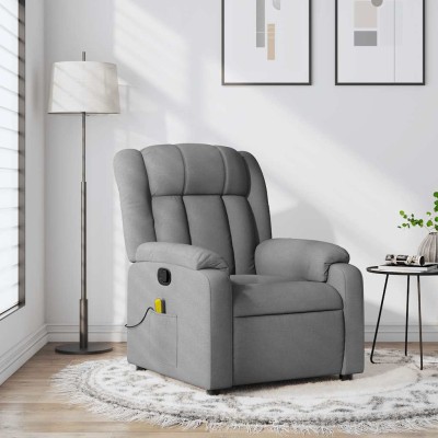 Reclining massage chair,...