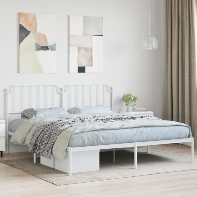 Metal bed frame with...