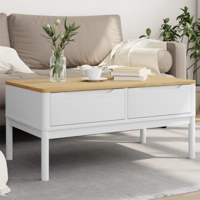 Coffee table FLORO, white,...