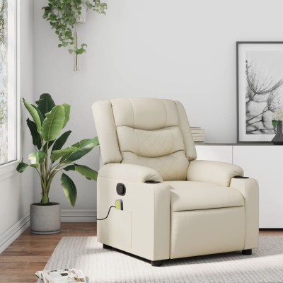 Reclining massage chair,...