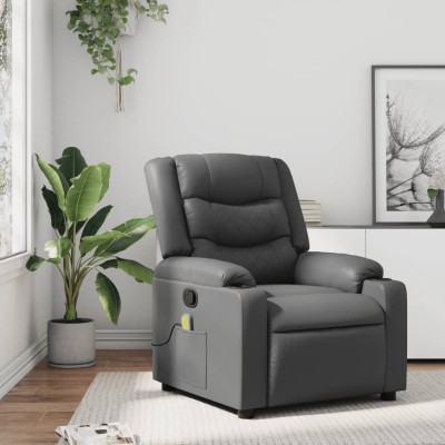 Reclining massage chair,...