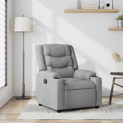 Reclining chair, light gray...