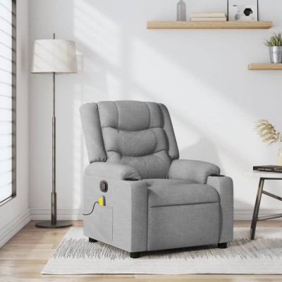 Reclining massage chair,...