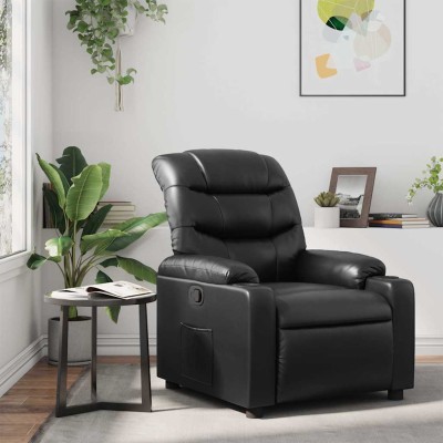 Reclining chair, black...