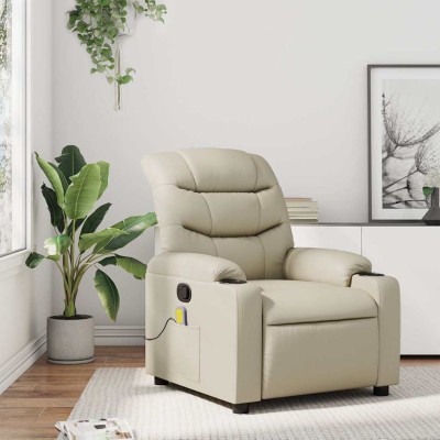 Reclining massage chair,...
