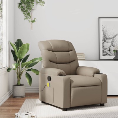 Reclining massage chair,...