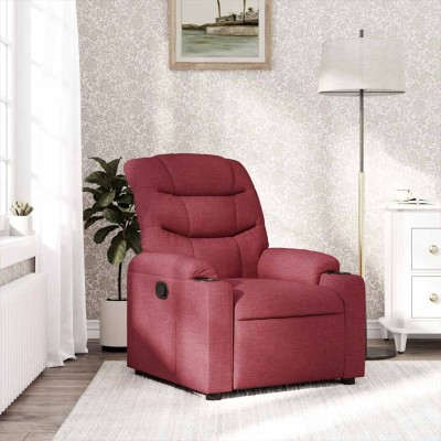 Reclining chair, red wine...
