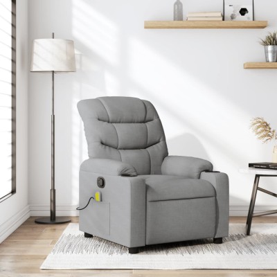 Reclining massage chair,...