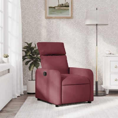 Reclining chair, red wine...