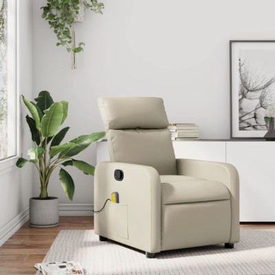 Reclining massage chair,...