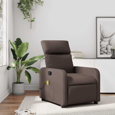 Reclining massage chair,...