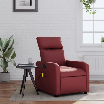 Reclining massage chair,...