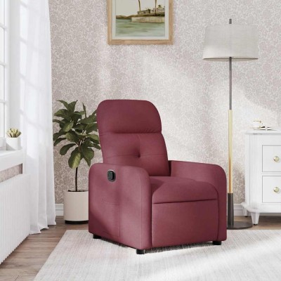 Reclining chair, red wine...