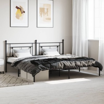 Metal bed frame with...