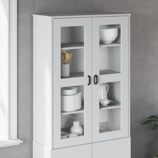 VIKEN chest of drawers, white, solid pine wood