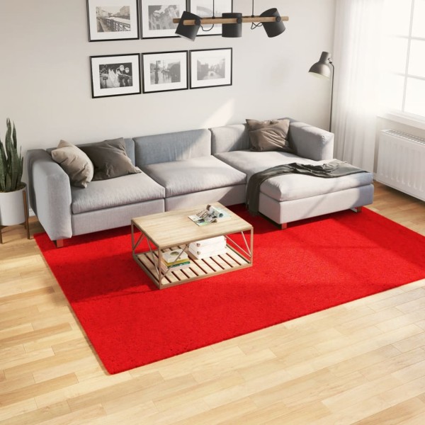Carpet HUARTE, red, 200x280cm, short pile