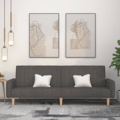 Double sofa-bed, dark gray...