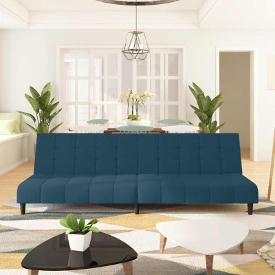 Dvivietė sofa-lova, mėlynos...