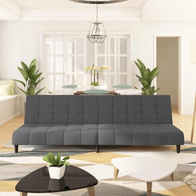 Double sofa-bed, dark gray,...