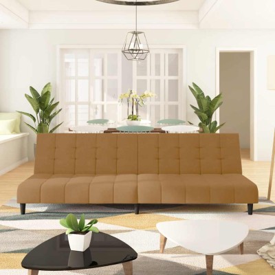 Dvivietė sofa-lova, rudos...