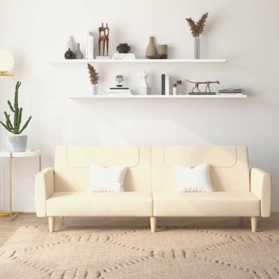 Double sofa-bed, cream...