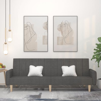Double sofa-bed, dark gray...