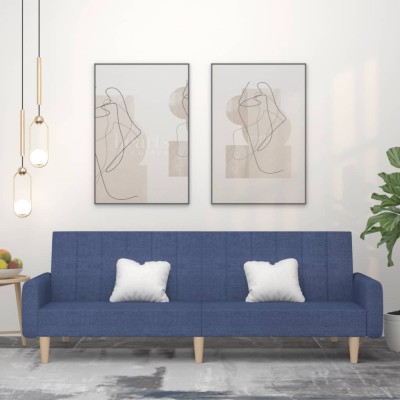 Dvivietė sofa-lova, mėlynos...