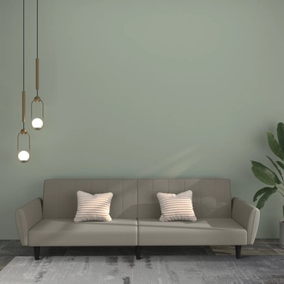 Double sofa-bed, light gray...