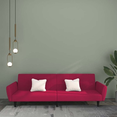 Double sofa-bed, red wine...