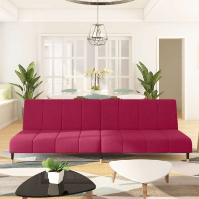 Double sofa-bed, red wine...