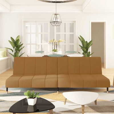 Dvivietė sofa-lova, rudos...