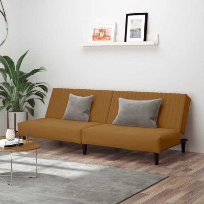 Dvivietė sofa-lova, rudos...