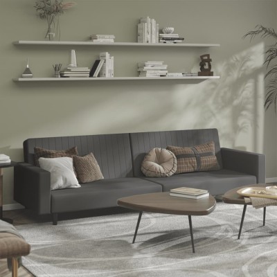 Double sofa-bed, dark gray,...