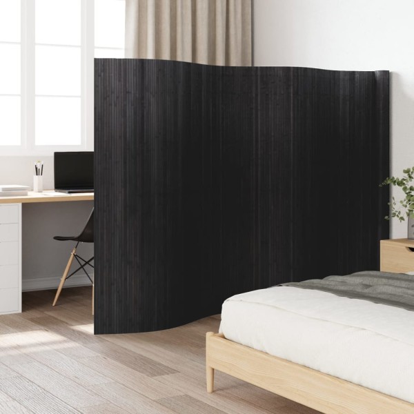 Room partition, gray color, width 600 cm, height 165 cm, bamboo