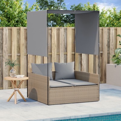 Double sunbed with canopy...