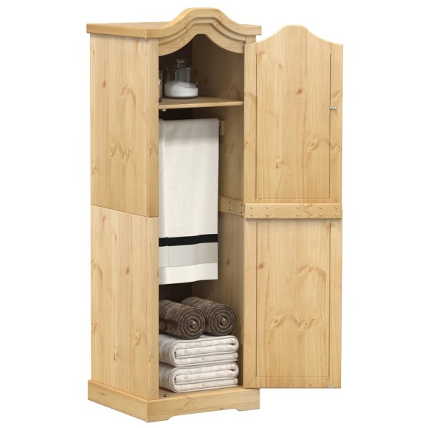 Wardrobe Corona, 55x52x170cm, solid pine wood