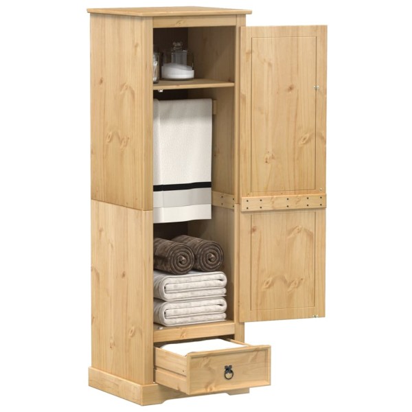 Wardrobe Corona, 55x50x170cm, solid pine wood