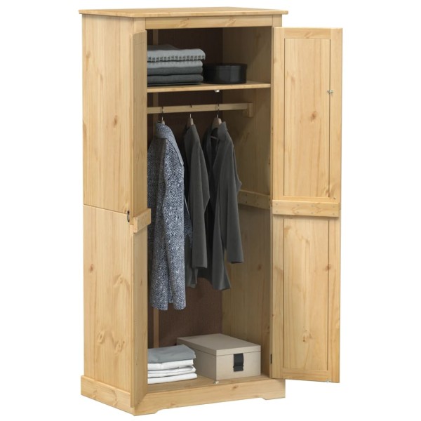 Wardrobe Corona, 76x50x170cm, solid pine wood