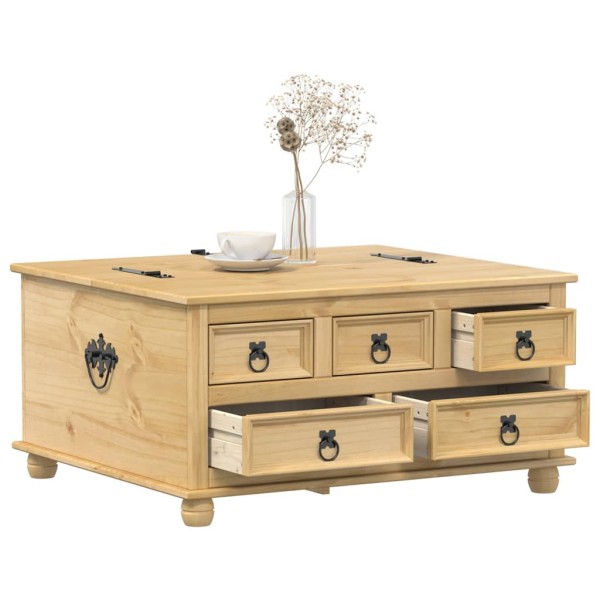 Storage box Corona, 90x78x45cm, solid pine wood