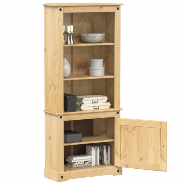 Chest of drawers Corona, 74x38x170cm, solid pine wood