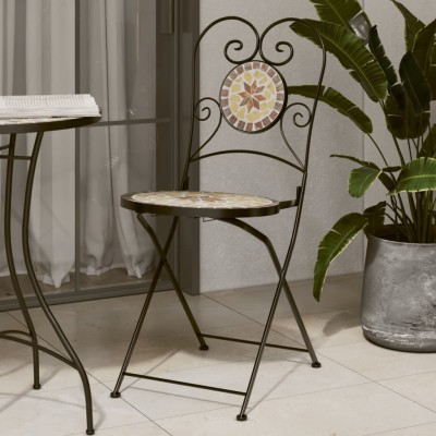 Folding bistro chairs, 2...