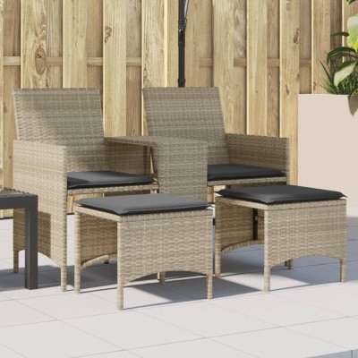 Two-seater garden sofa with...