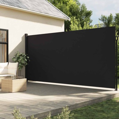 Retractable side awning,...