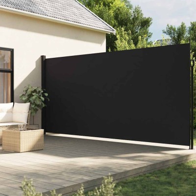 Retractable side awning,...